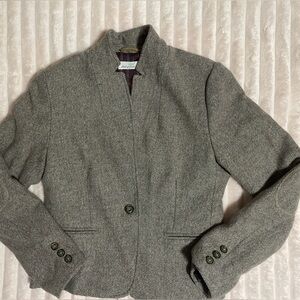 L.O.G.G. By H&M Women's Classic ‘Tweed’ Style Blazer (wool blend)